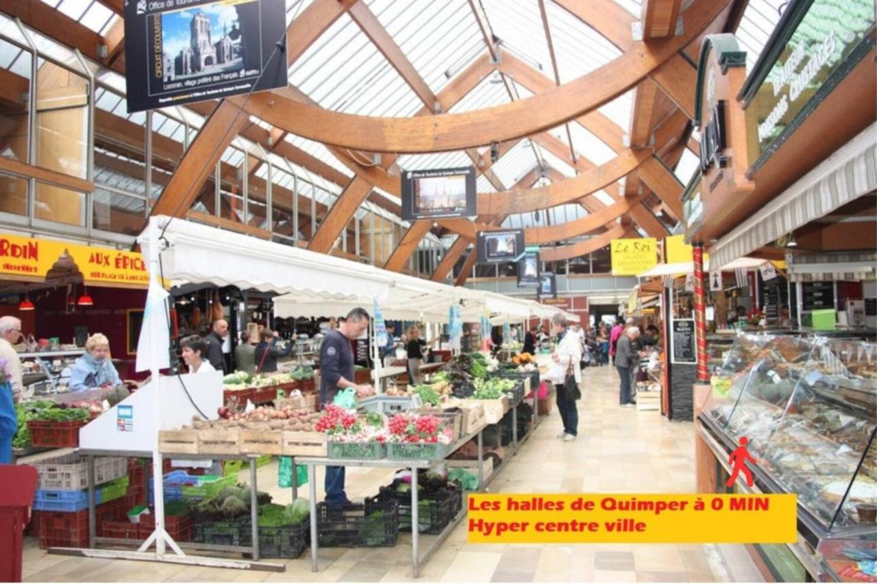Cosy Appartement Hyper Centre-Ville Quimper Luaran gambar