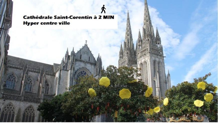 Cosy Appartement Hyper Centre-Ville Quimper Luaran gambar